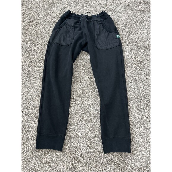 Reigning Champ Black Ripstop Stretch Nylon/Midweight Terry Pants Men’s Large - Picture 1 of 9